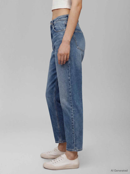 Calvin Klein CK Mom Jean, jeans da donna denim