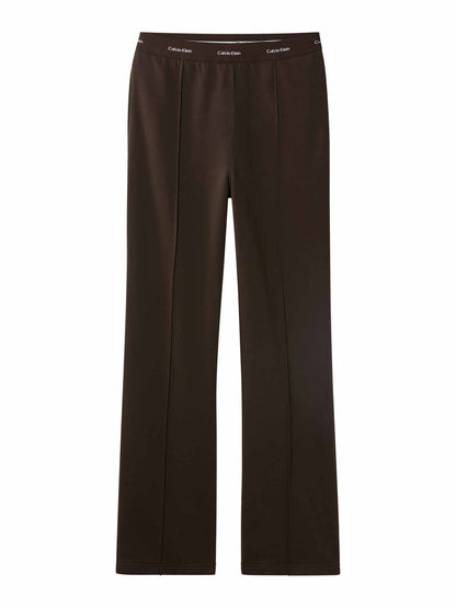 Calvin Klein Terry Logo Track, pantalone da donna marrone