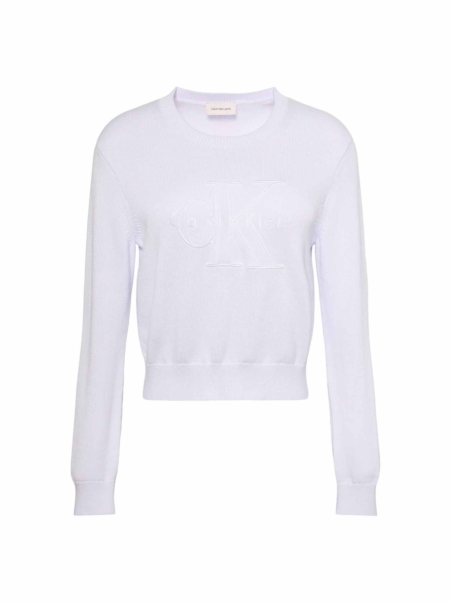 Calvin Klein Logo Outline, maglia da donna lilla