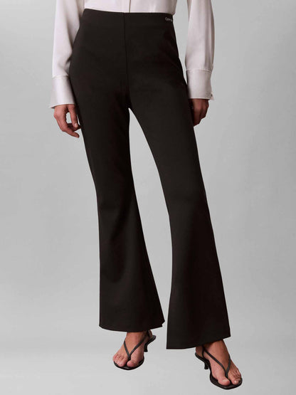 Calvin Klein Tailored Flare, pantalone da donna nero