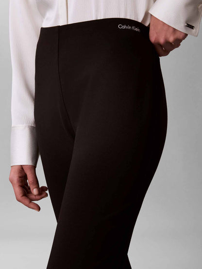 Calvin Klein Tailored Flare, pantalone da donna nero