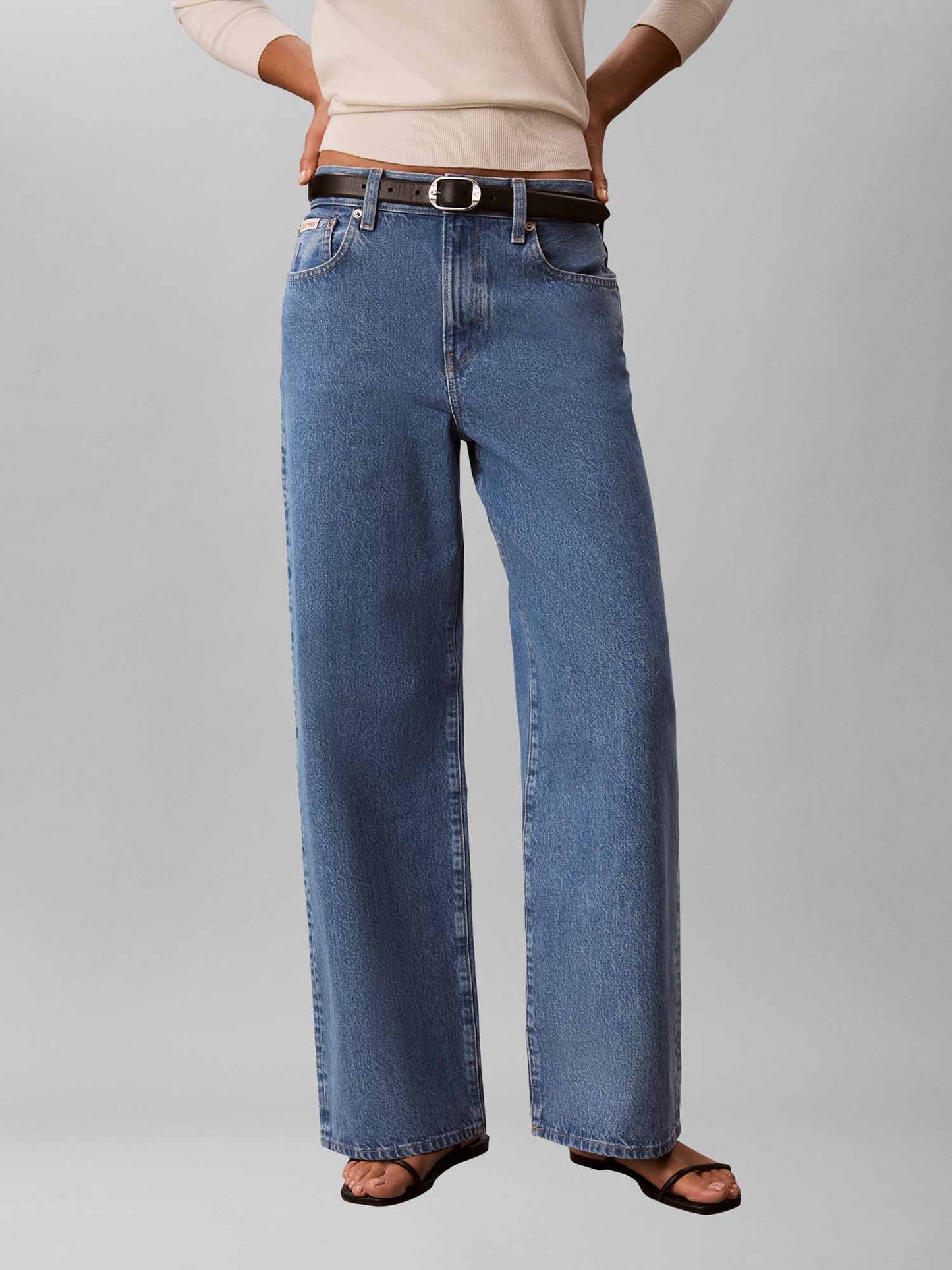 Calvin Klein CK Wide Leg, jeans da donna denim