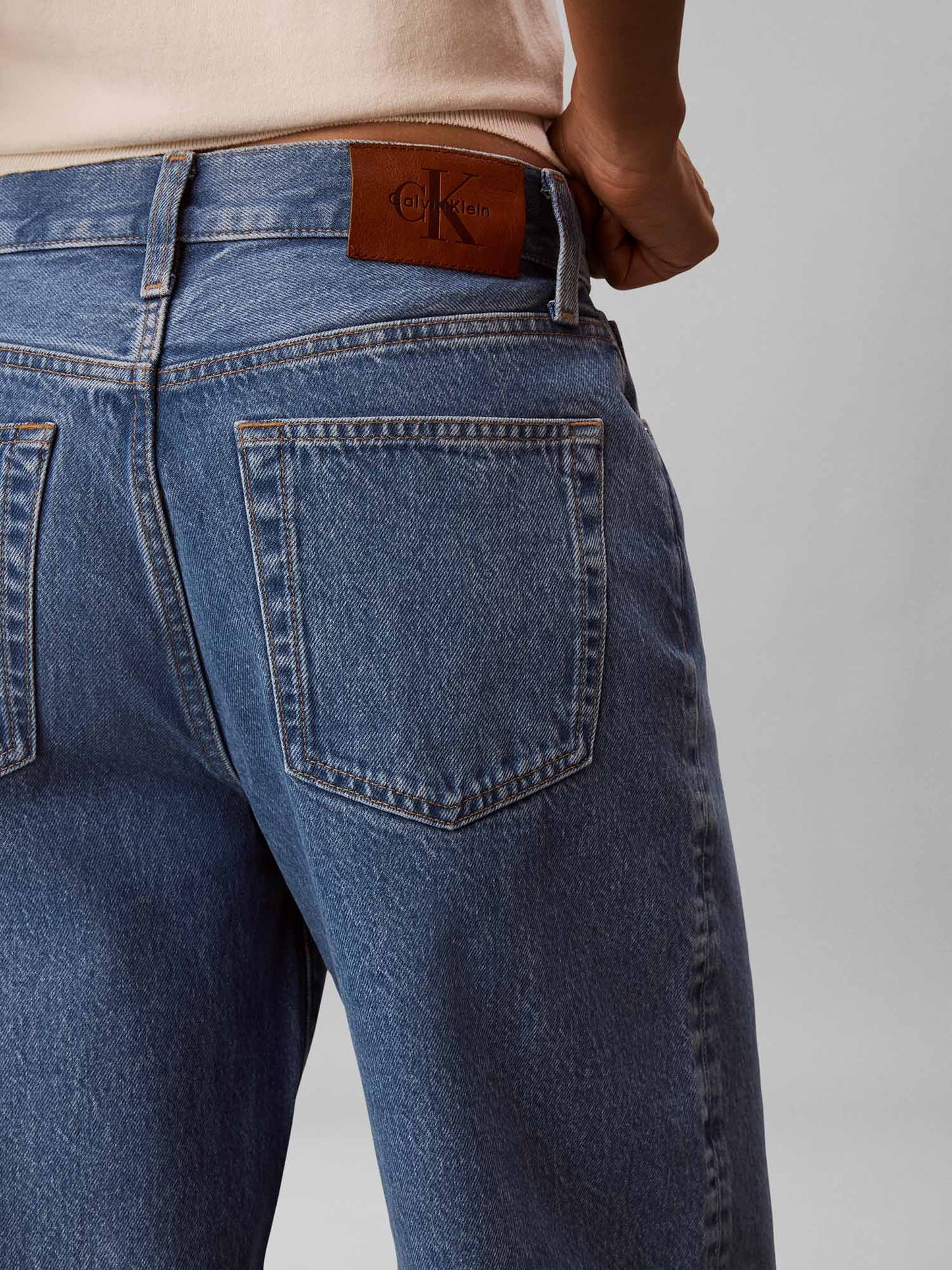 Calvin Klein CK Wide Leg, jeans da donna denim
