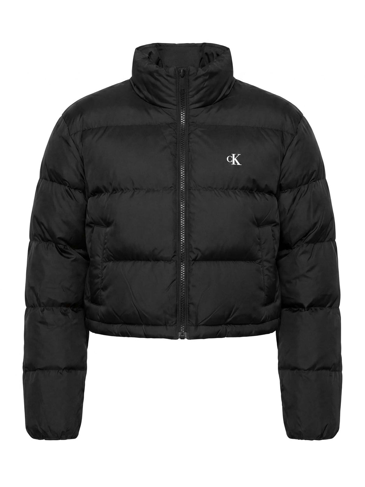 Calvin Klein CK Essential Crop, giubbotto da donna nero