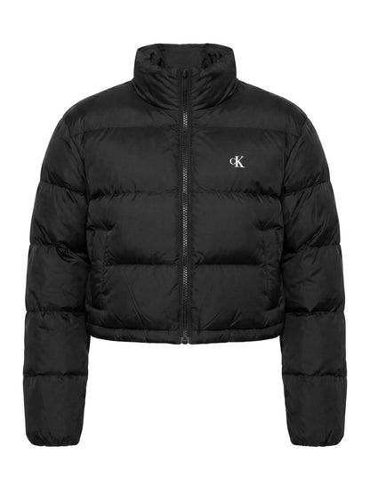 Calvin Klein CK Essential Crop, giubbotto da donna nero