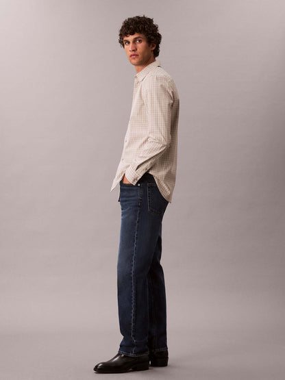 JEANS STANDARD STRAIGHT CALVIN KLEIN JEANS BLU DENIM