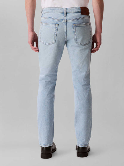 JEANS SLIM MARBLED CALVIN KLEIN DA UOMO LIGHT DENIM