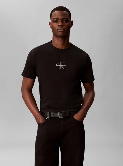 Calvin Klein LV04RB866G, t-shirt da uomo nera