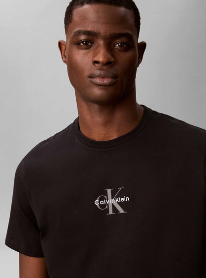 Calvin Klein LV04RB866G, t-shirt da uomo nera
