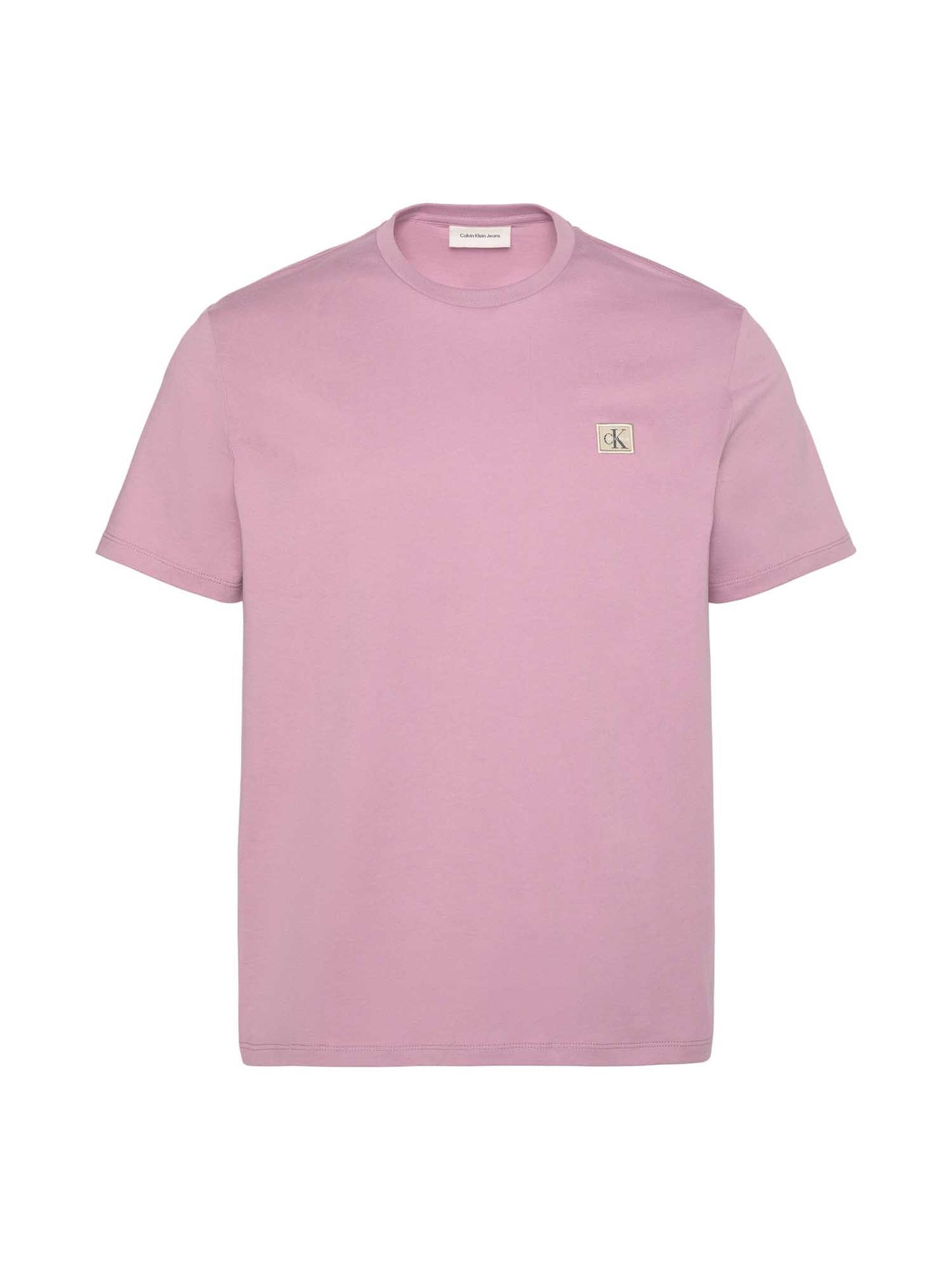 T-shirt rosa da uomo Calvin Klein Jeans con monogramma