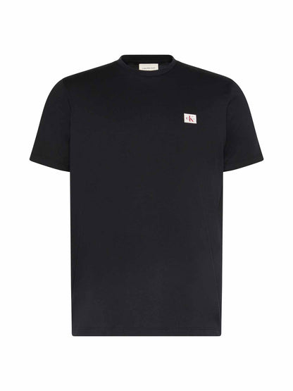 Ck badge 30S jersey t-shirt da uomo nero