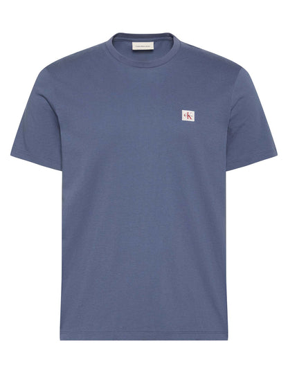 Calvin Klein Badge 30S Classic, t-shirt maniche corte da uomo blu