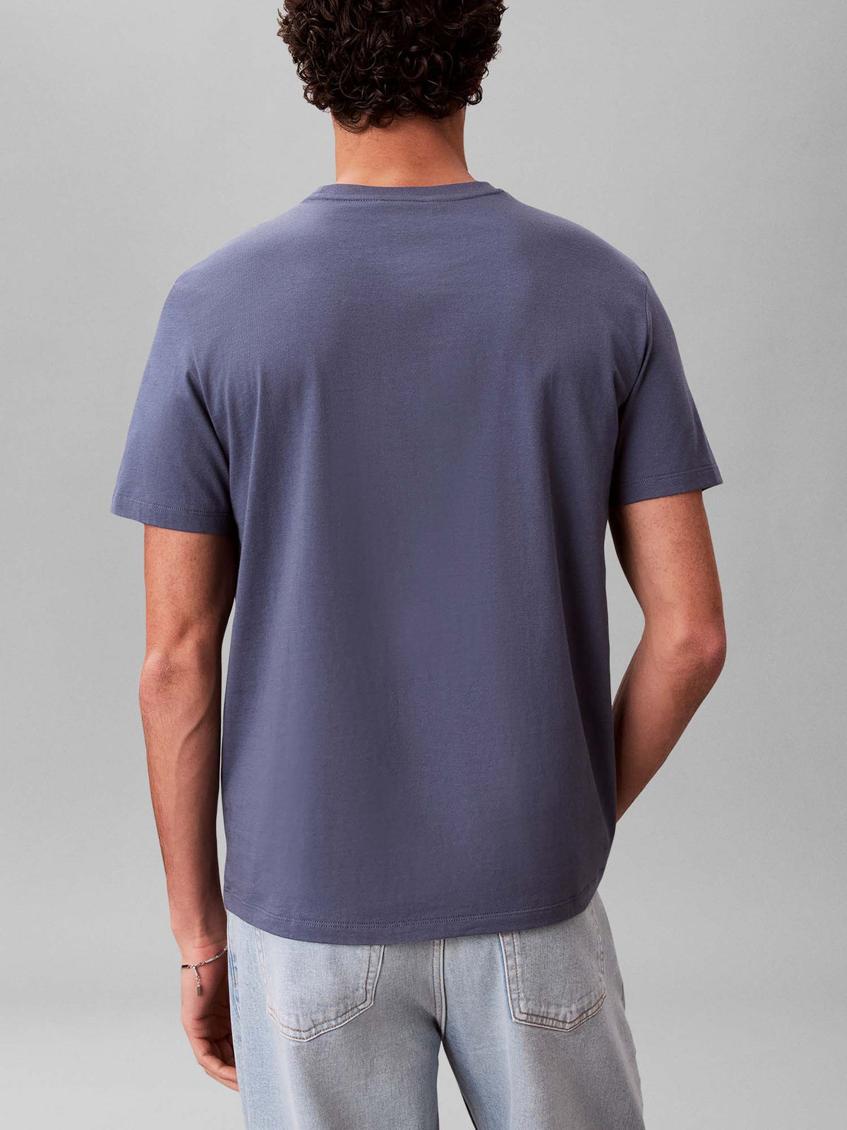 Calvin Klein Badge 30S Classic, t-shirt maniche corte da uomo blu