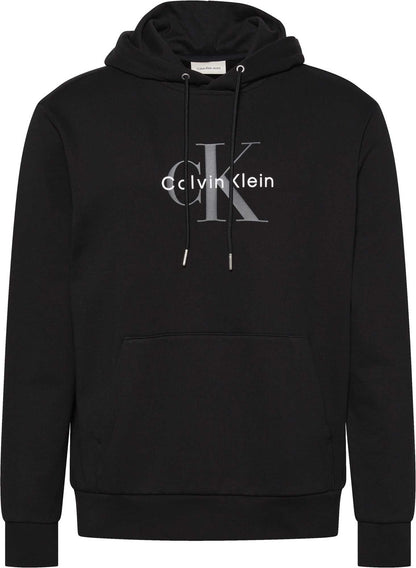 FELPA CON CAPPUCCIO E MONOLOGO CALVIN KLEIN DA UOMO NERO