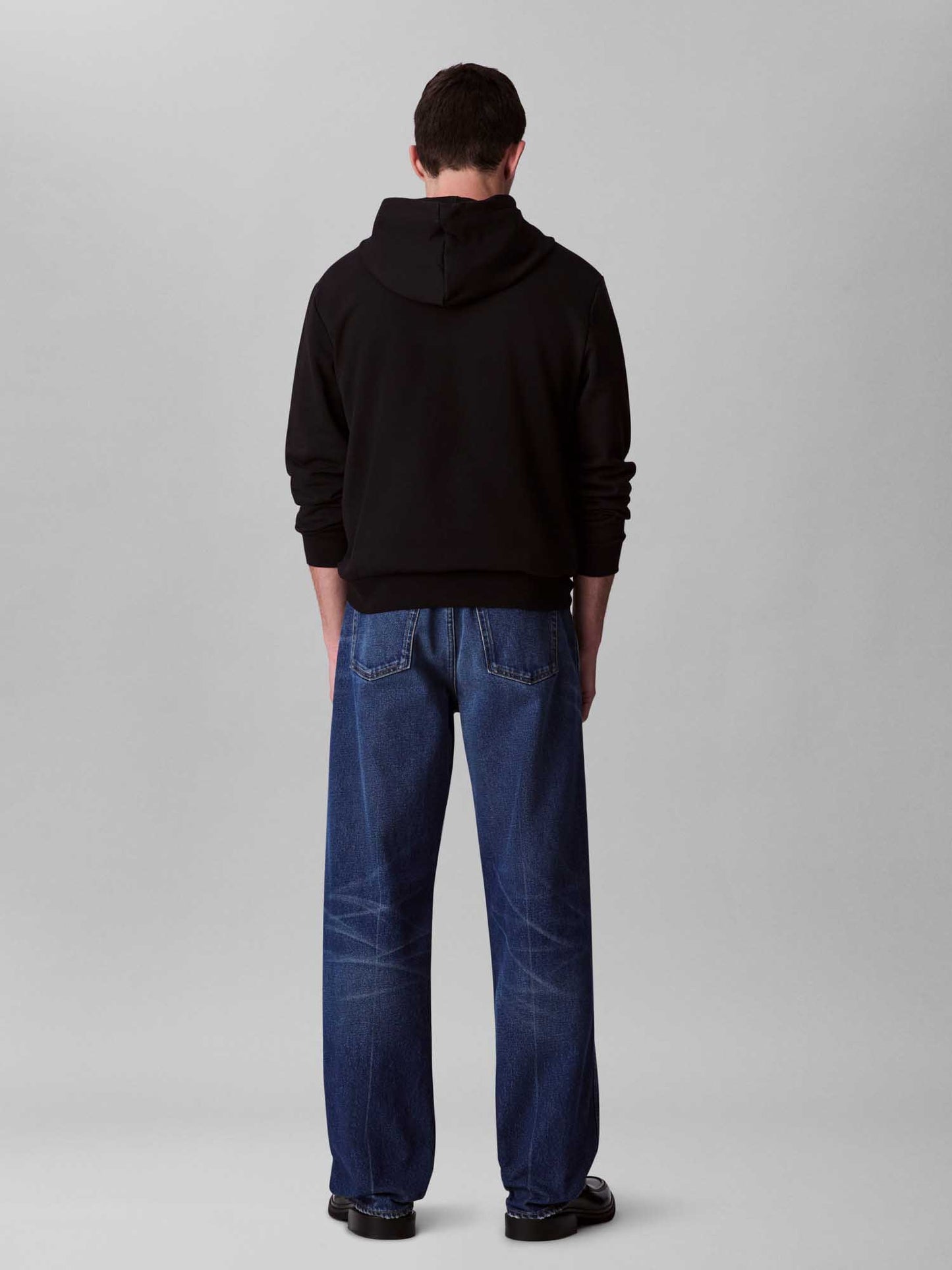 FELPA CON CAPPUCCIO E MONOLOGO CALVIN KLEIN DA UOMO NERO