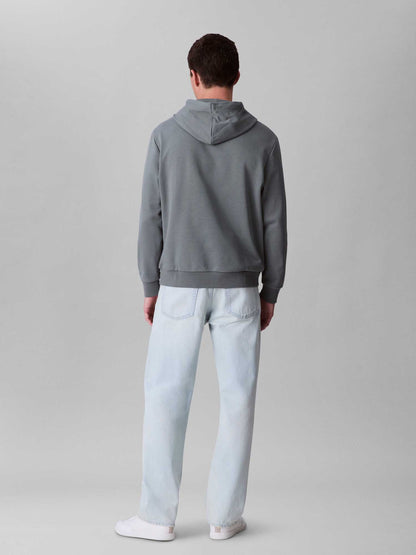 FELPA CON CAPPUCCIO CALVIN KLEIN DA UOMO SALVIA