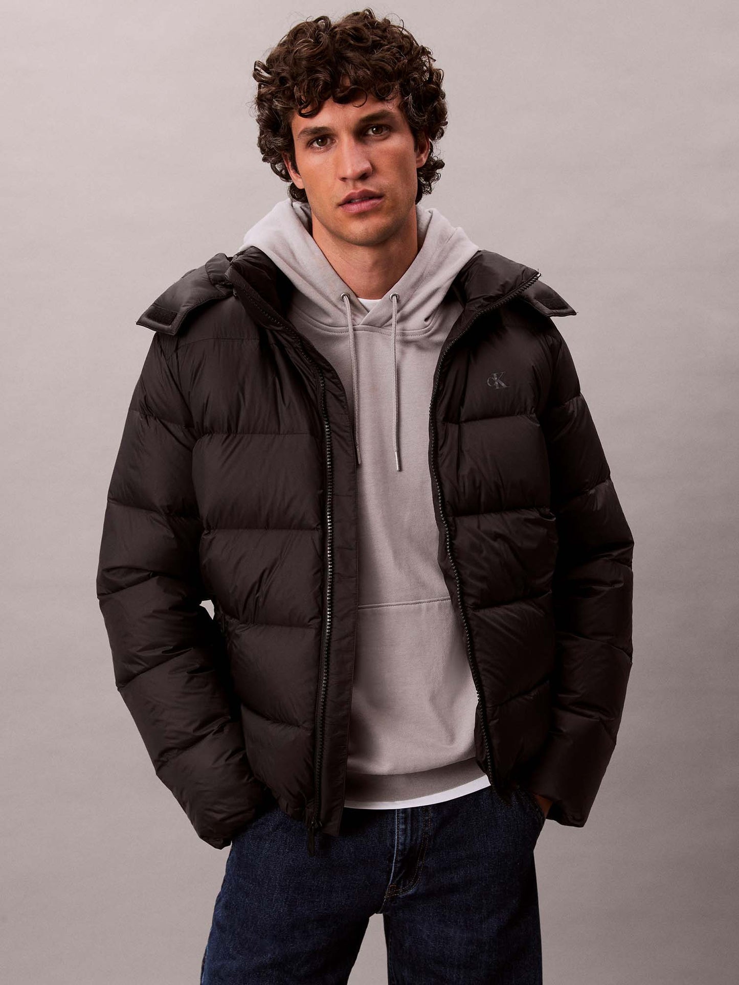 GIUBBINO IMBOTTITO CALVIN KLEIN DA UOMO NERO