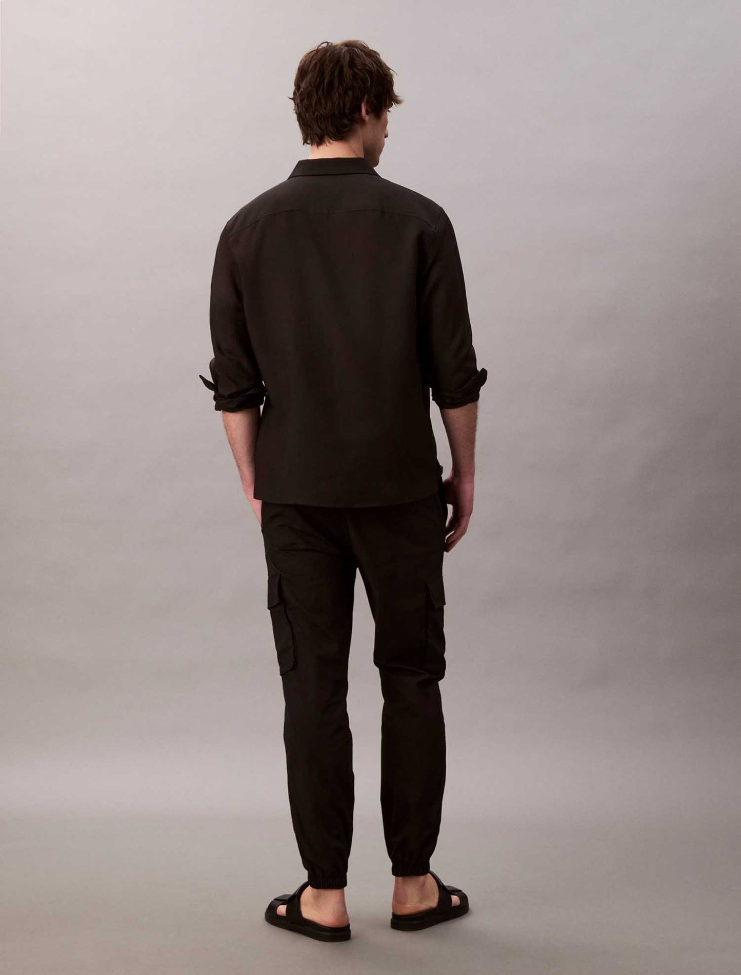 PANTALONE CARGO SKNNY CALVIN KLEIN JEANS UOMO NERO
