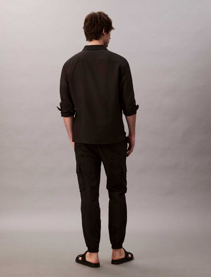 PANTALONE CARGO SKNNY CALVIN KLEIN JEANS UOMO NERO