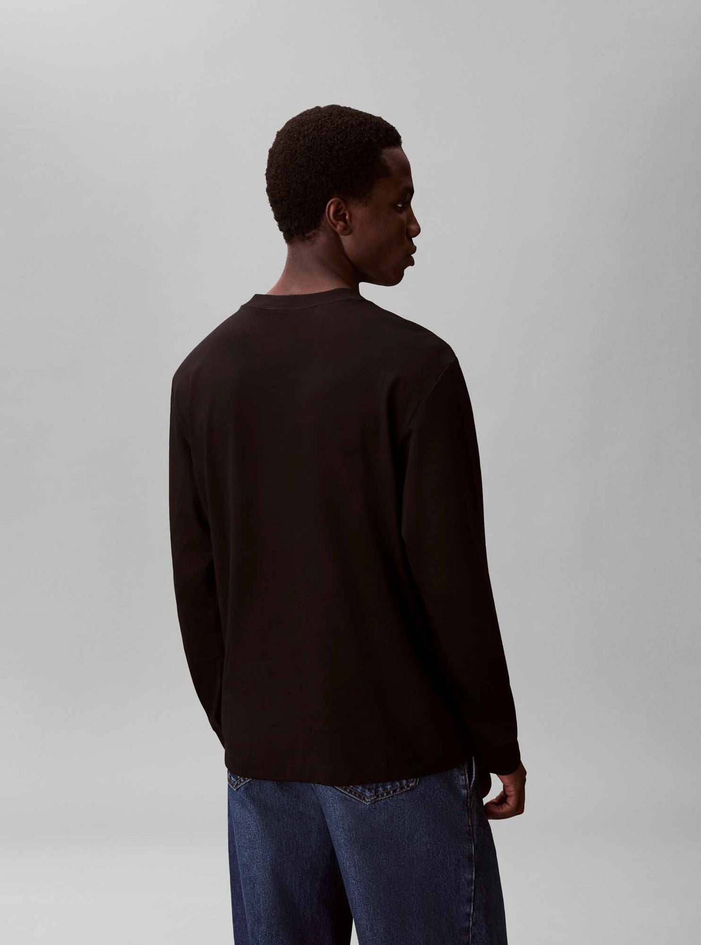 Calvin Klein Easy Monogram Tee, t-shirt maniche corte da uomo nera