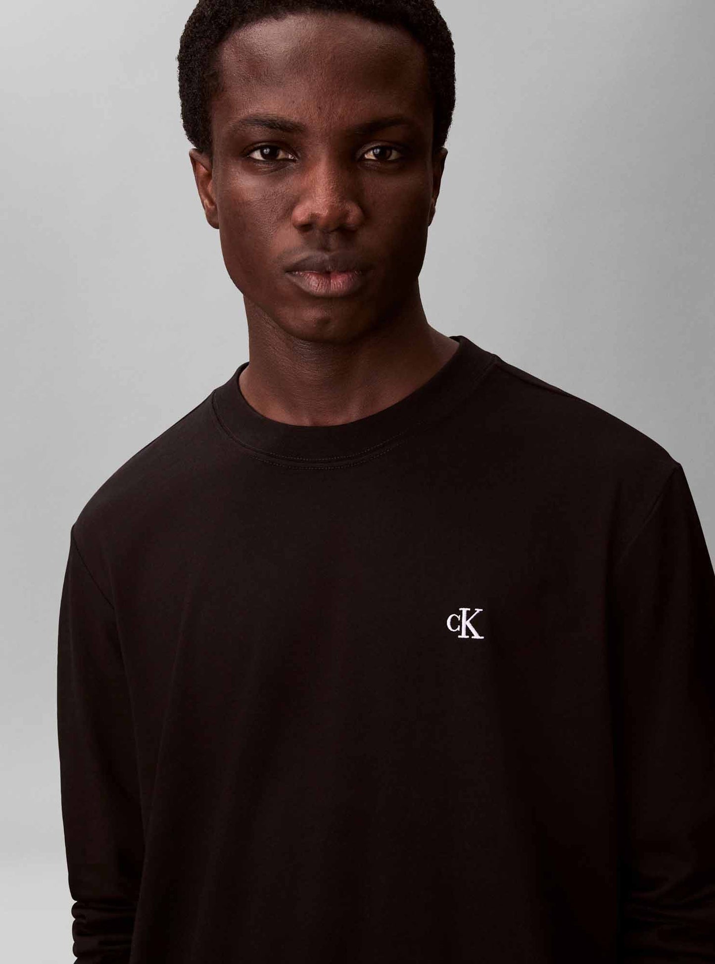 Calvin Klein Easy Monogram Tee, t-shirt maniche corte da uomo nera