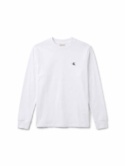 Calvin Klein Easy Monogram Tee, t-shirt maniche corte da uomo bianca