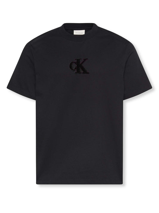 T-SHIRT CON LOGO 3D CALVIN KLEIN JEANS DA UOMO NERO