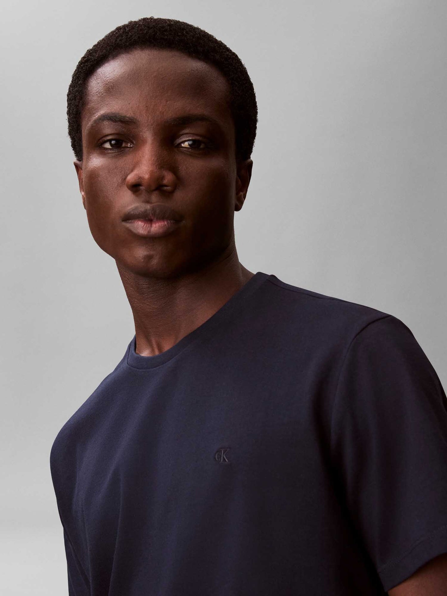 T-shirt classica Calvin Klein Jeans da uomo in cotone blu