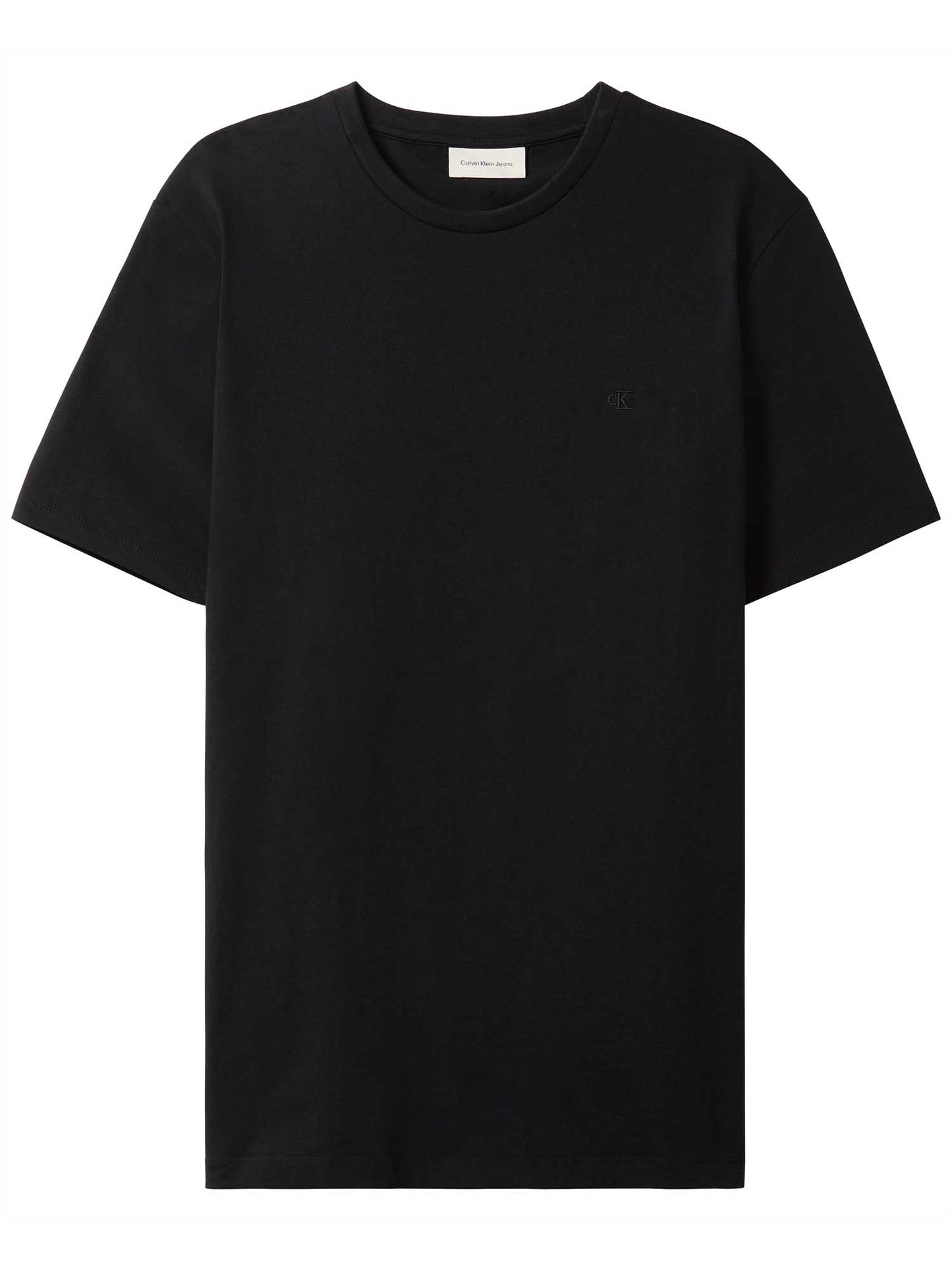 T-shirt Classic Monogram Calvin Klein Jeans da uomo nero