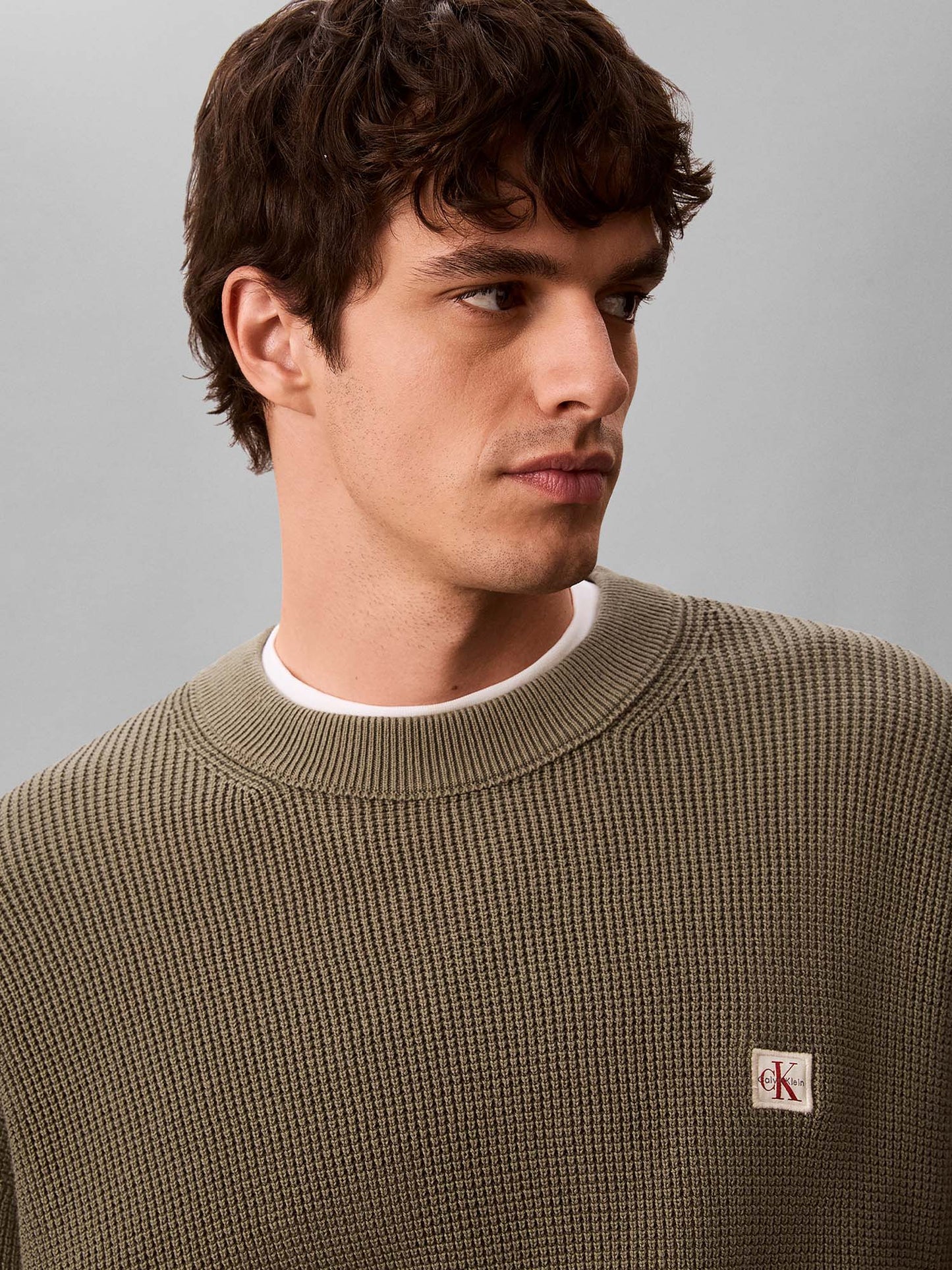 Calvin Klein LV04RD313G LDY, maglia da uomo verde