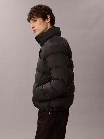 CK MONOGRAM PUFFER - NERO