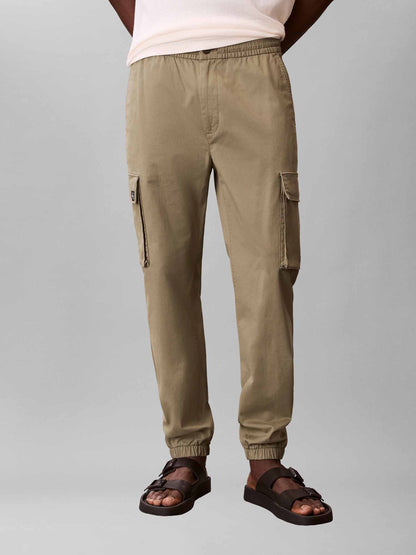 Calvin Klein CK Comfort Cargo, pantalone da uomo beige