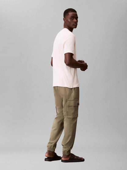 Calvin Klein CK Comfort Cargo, pantalone da uomo beige