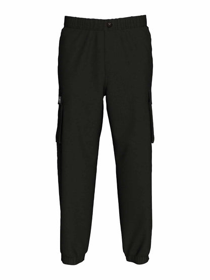 Calvin Klein Pantalone cargo skinny da uomo nero per un look casual