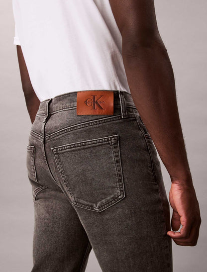 Ck slim taper hearst jeans da uomo grigio