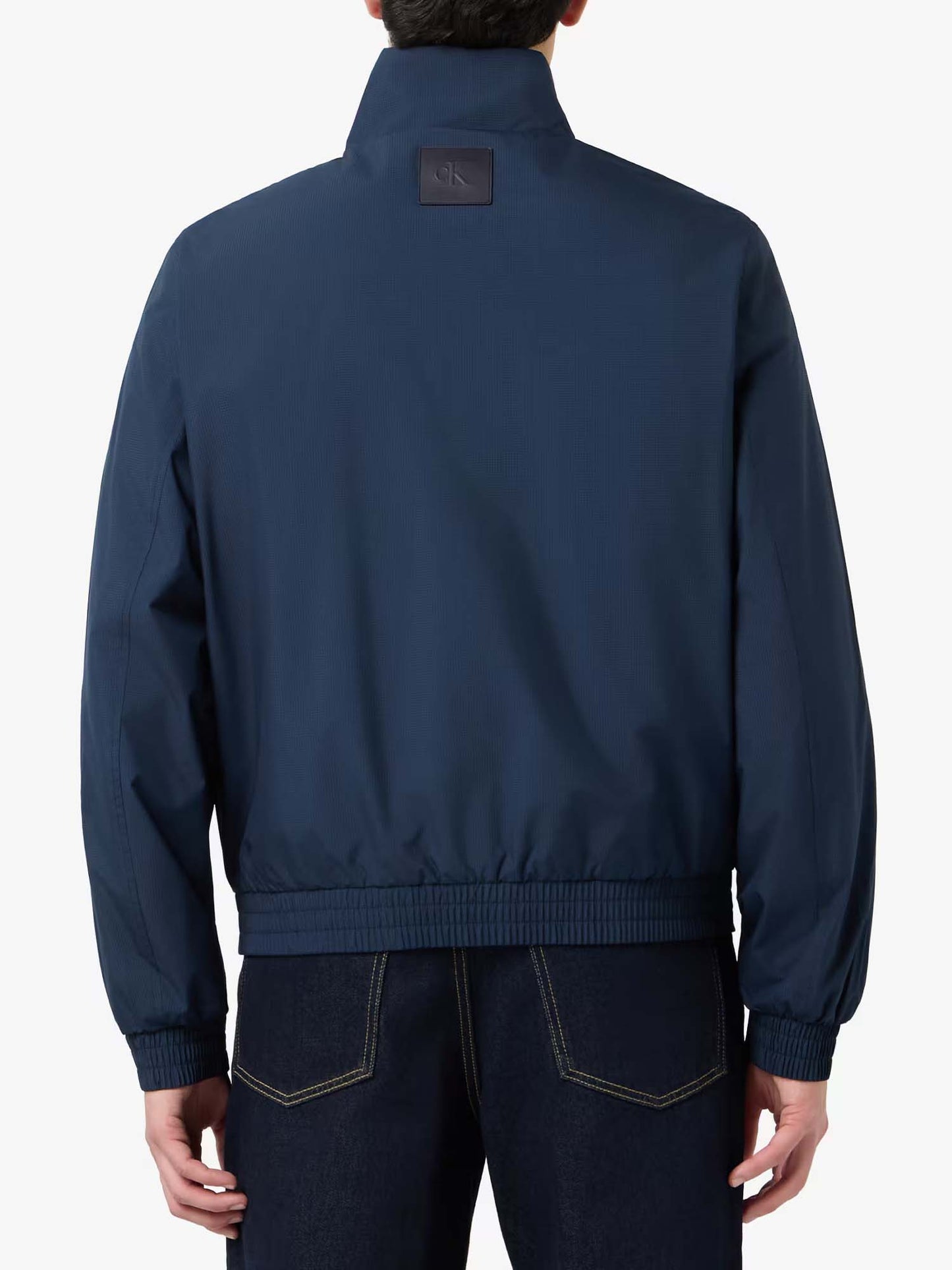 Giubbotto Harrington Calvin Klein da uomo blu casual