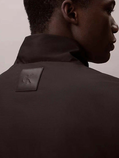 Giubbotto Harrington Calvin Klein uomo nero dalla linea casual