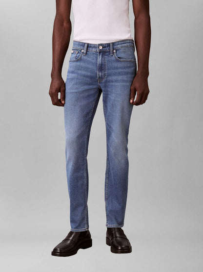 Jeans slim fit Calvin Klein da uomo in denim