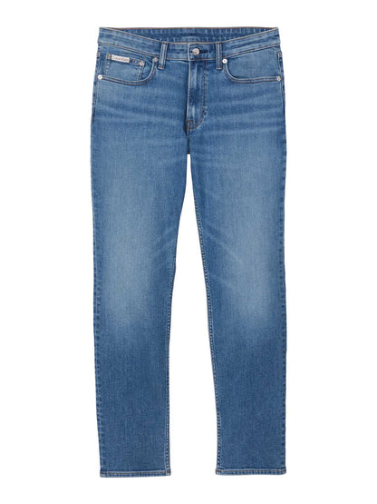 Jeans slim fit Calvin Klein da uomo in denim