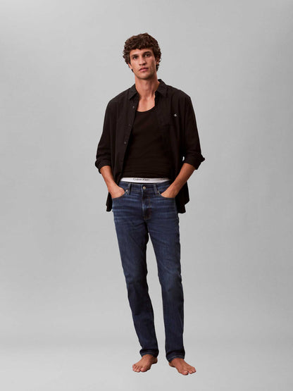 Jeans slim Irving da uomo in denim di Calvin Klein