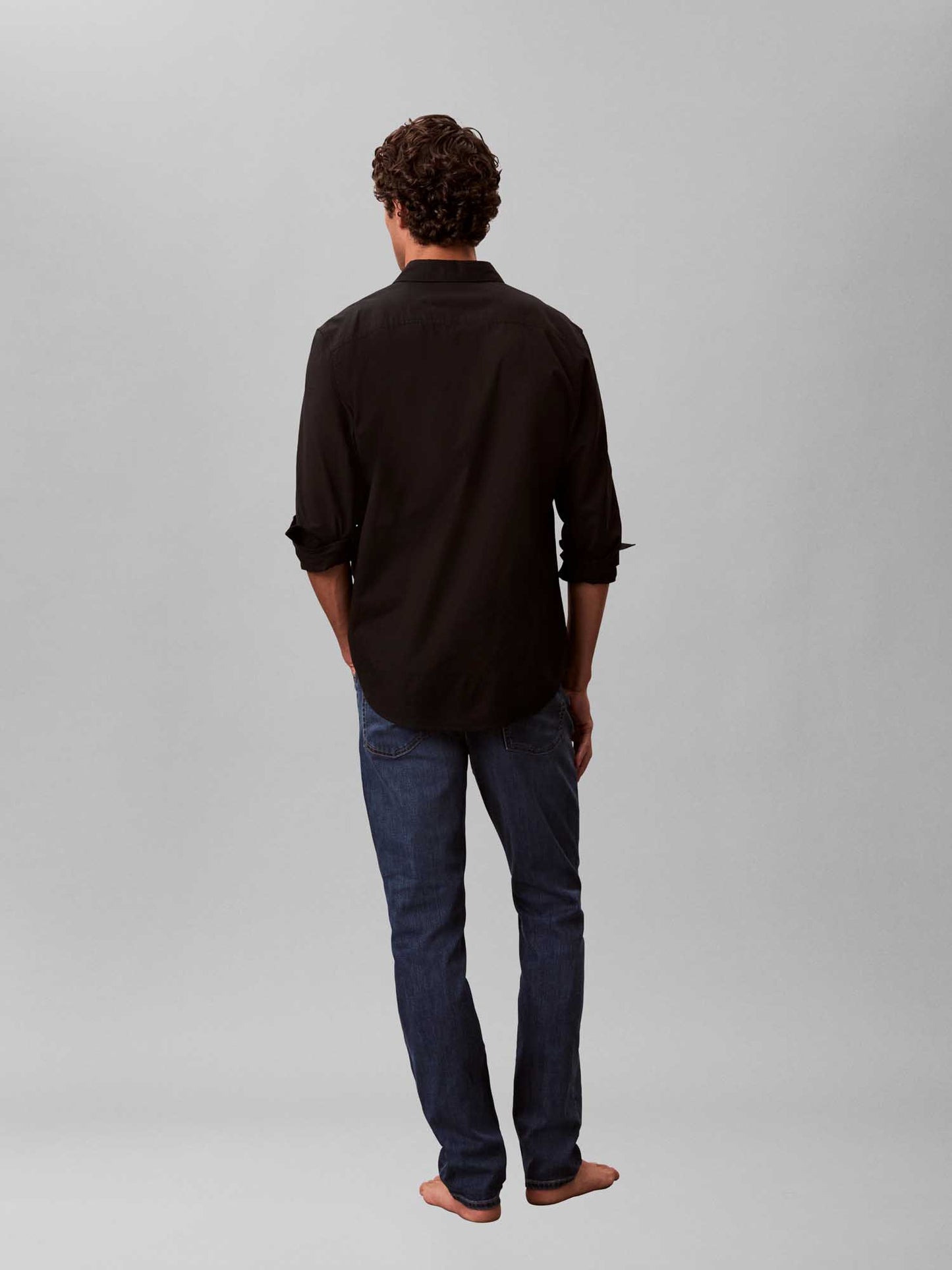 Jeans slim Irving da uomo in denim di Calvin Klein
