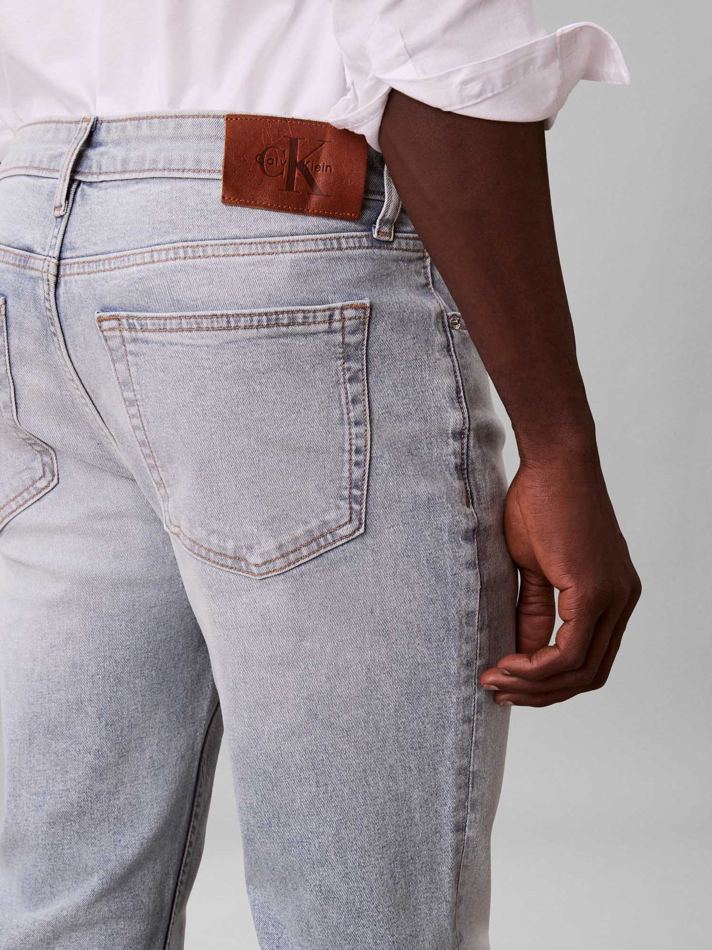Jeans slim Spotlight Calvin Klein da uomo in denim elasticizzato