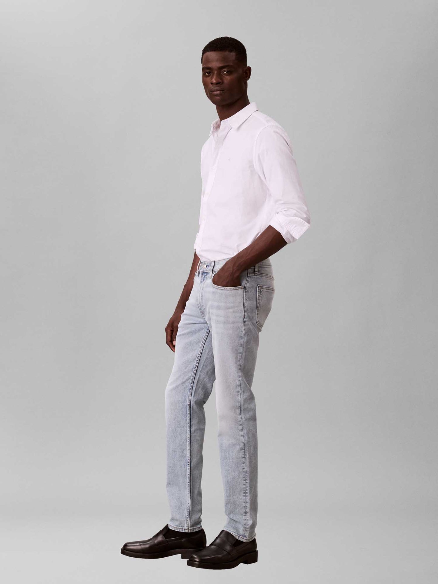 Jeans slim Spotlight Calvin Klein da uomo in denim elasticizzato