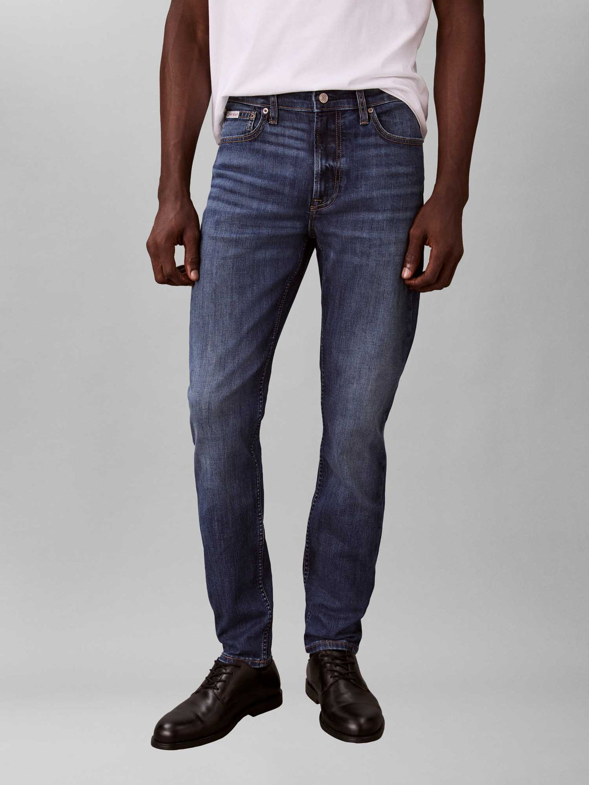 Ck slim taper dark jeans da uomo jeans scuro