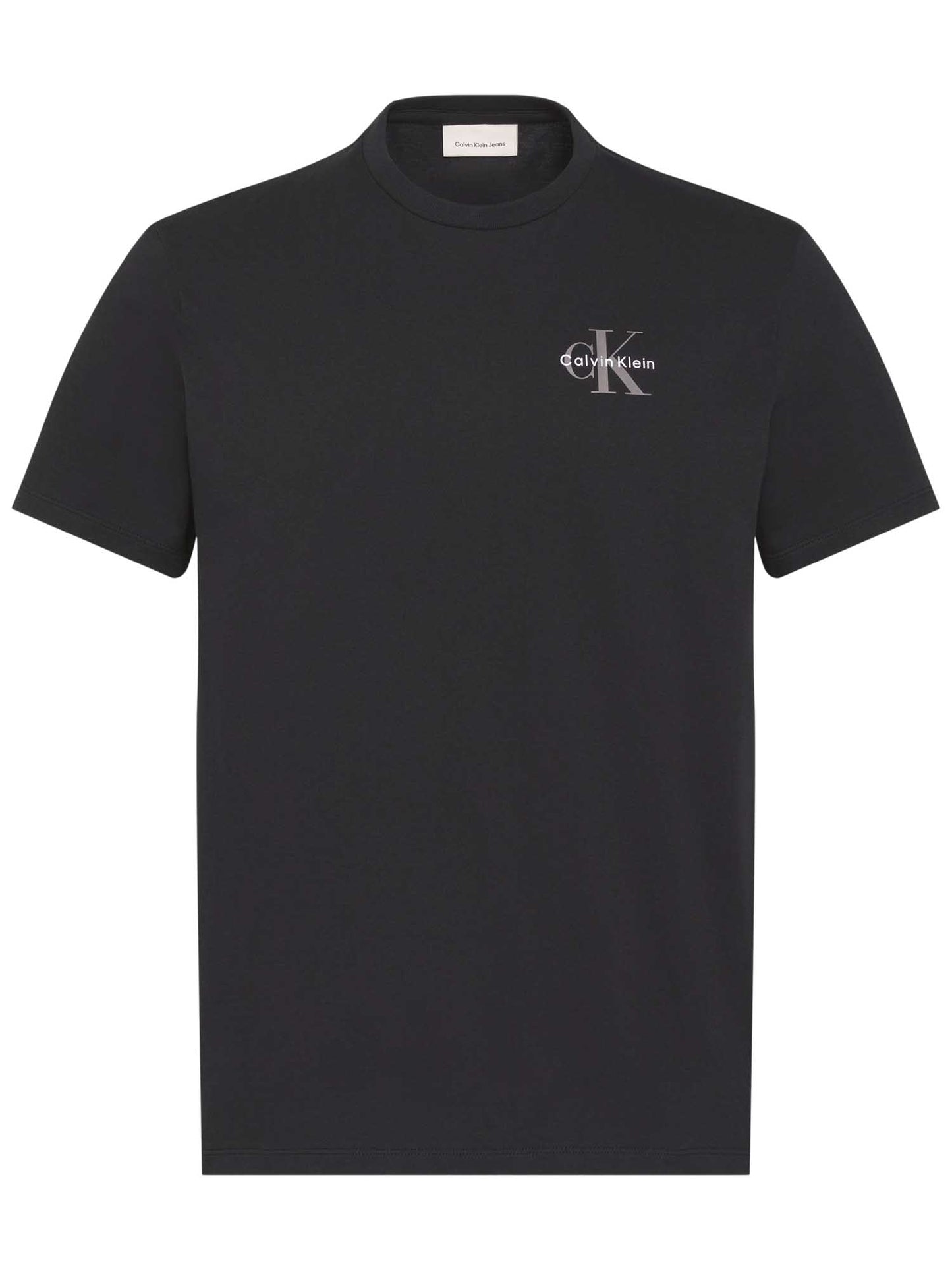 T-SHIRT NERO CALVIN KLEIN  JEANS REGULAR FIT DA UOMO
