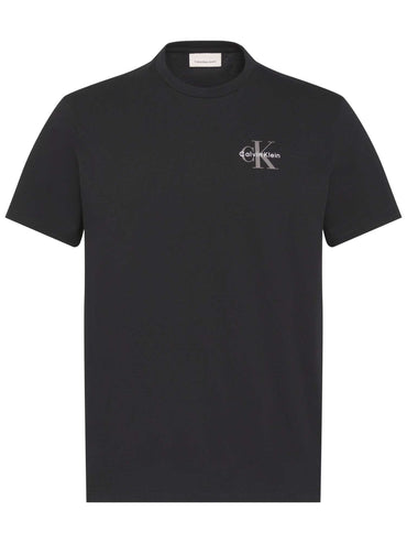 T-SHIRT NERO CALVIN KLEIN  JEANS REGULAR FIT DA UOMO