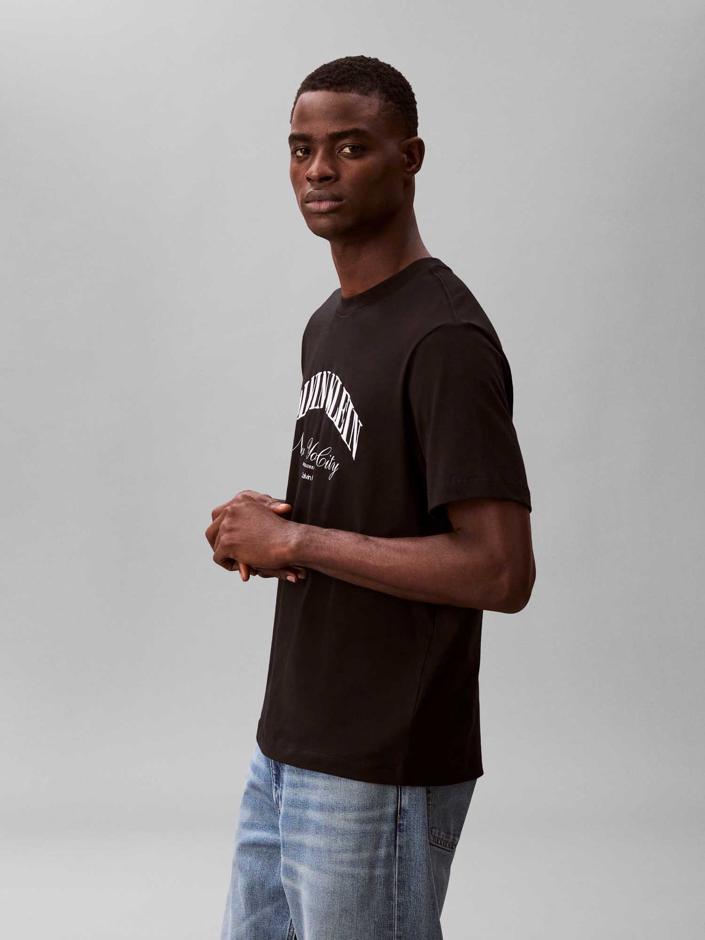 Calvin Klein 20S March Graphic, t-shirt maniche corte uomo nera