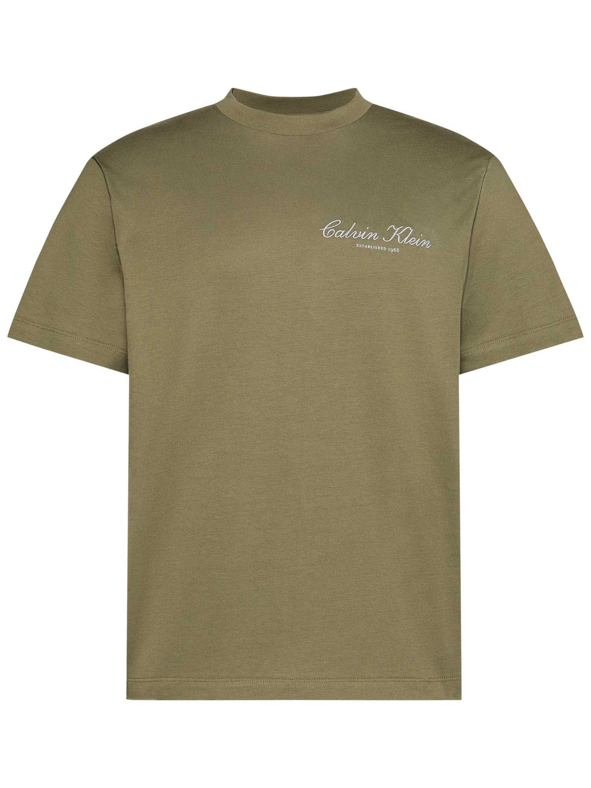 Ck 20S march graphic t-shirt da uomo verde militare