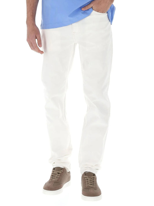 Jeans Calvin Klein Classic Taper uomo bianco