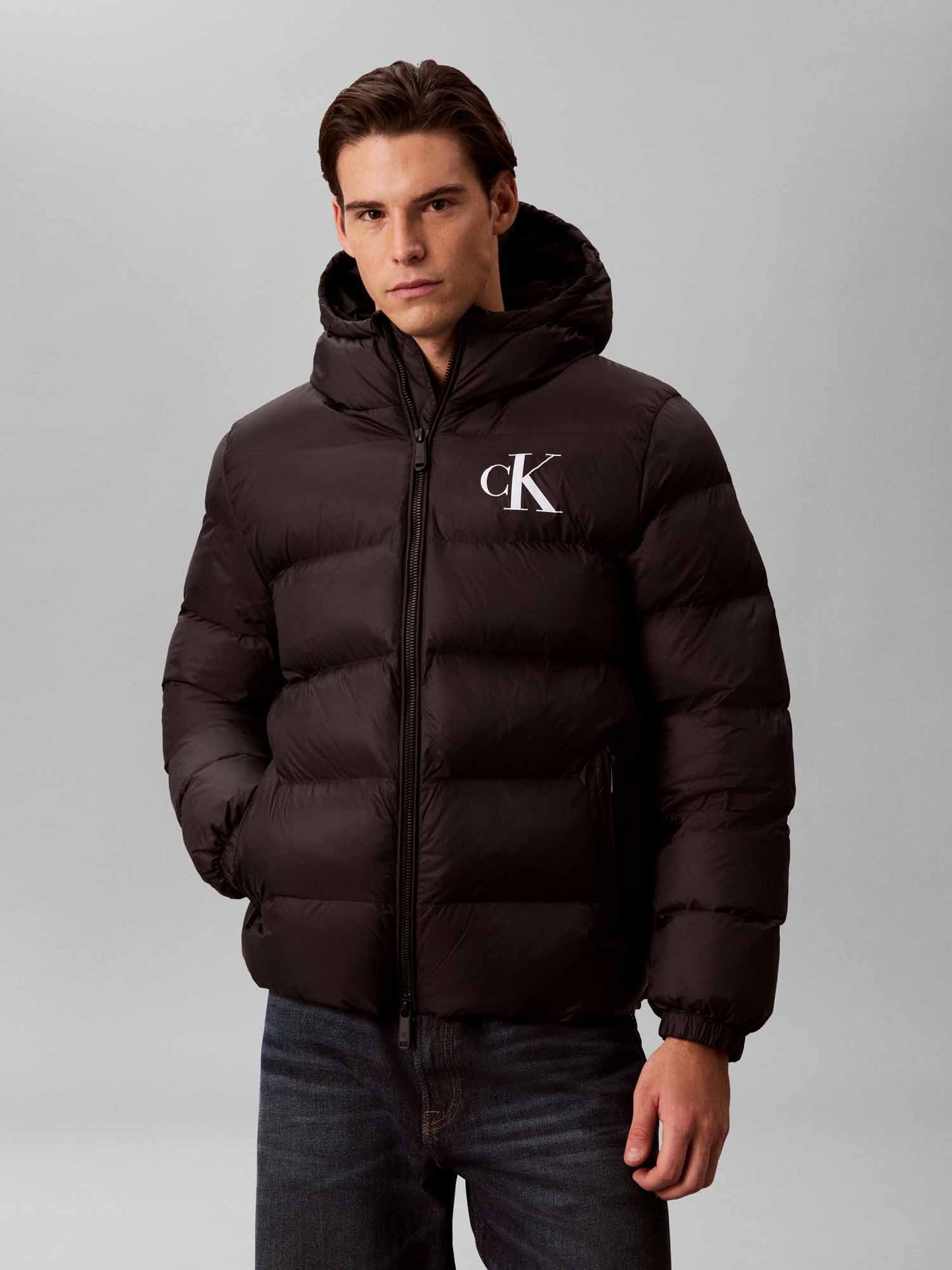 Calvin Klein LV04RG513G UB1, giubbotto da uomo nero